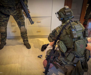 Straż Graniczna weszła jednocześnie do 17 lokali w Pomorskiem, a podczas pościgu ulicami Gdańska padły strzały w opony uciekających aut