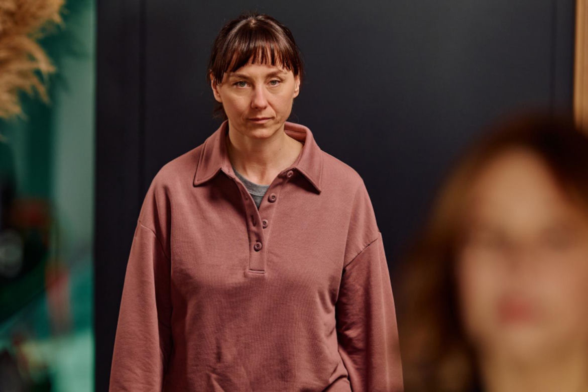 Na Wspólnej, odc. 4263. Ewelina Kalska (Marta Malikowska), Weronika (Renata Dancewicz)
