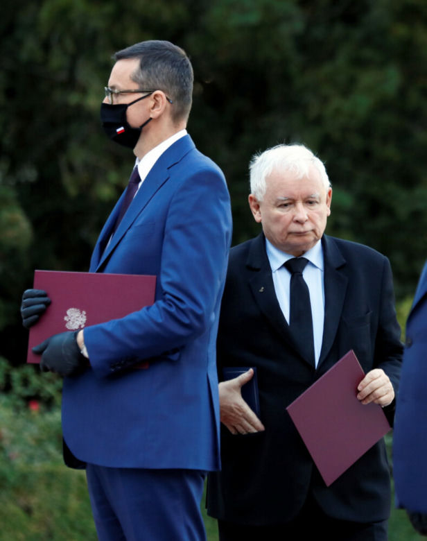Jarosław Kaczyński, Mateusz Morawiecki
