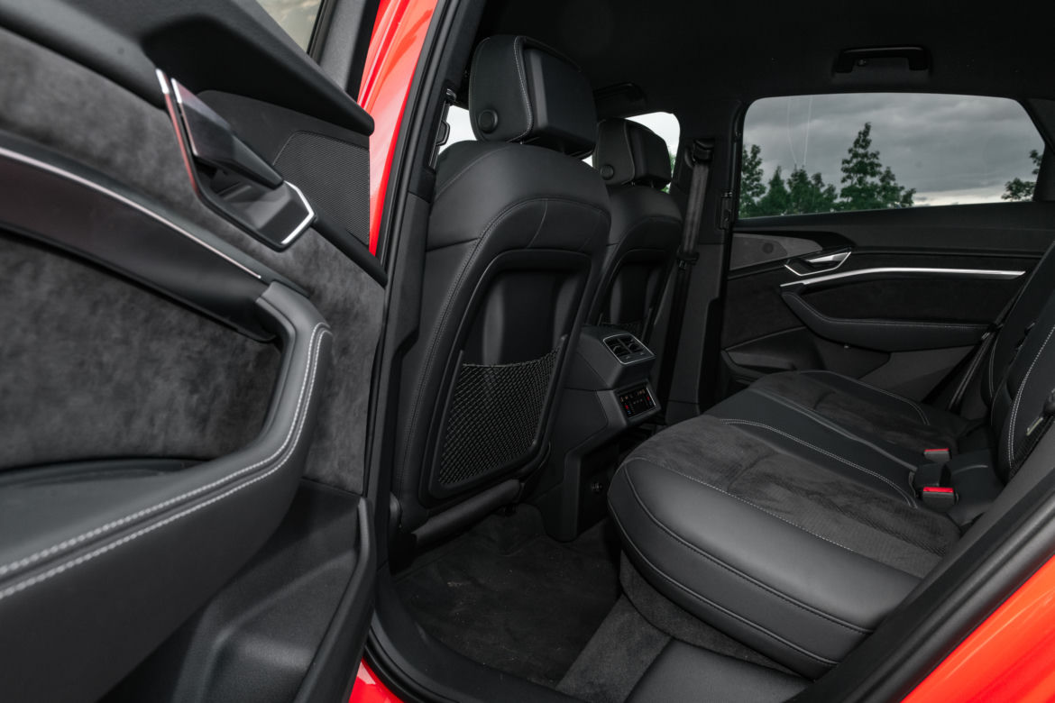 Wnętrze Audi e-tron Sportback 55 quattro S line