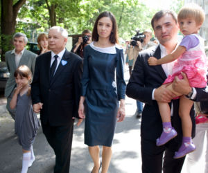 Jarosław Kaczyński głosuje w II turze