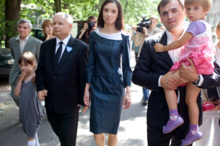 Jarosław Kaczyński głosuje w II turze