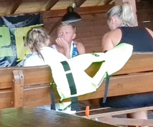 Kamil Glik na wakacjach na Mazurach