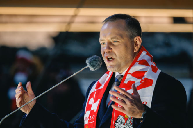 Karol Nawrocki wziął udział w Patriotycznej Pielgrzymce Kibiców na Jasnej Górze