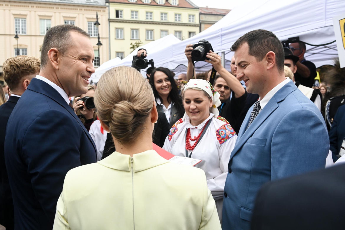 Marta Nawrocka na Dożynkach Prezydenkich
