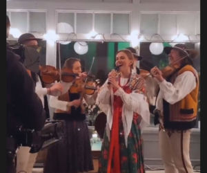 M jak miłość. Franka (Dominika Kachlik) na planie