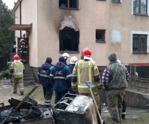 Głęboki Bród. Pożar domu. Ogień pojawił się w kuchni