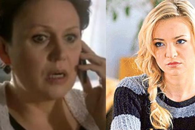 M jak miłość. Marysia (Małgorzata Pieńkowska), Joanna (Barbara Kurdej-Szatan) - niania Wojtusia