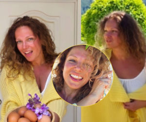 Opalona Liszowska kusi dekoltem i prezentuje wesołe jajka. Zazdrościmy!