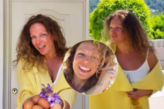 Opalona Liszowska kusi dekoltem i prezentuje wesołe jajka. Zazdrościmy!