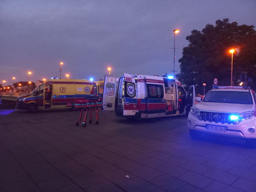 Wypadek na Moście Dębnickim. Auto prowadził Patryk P.