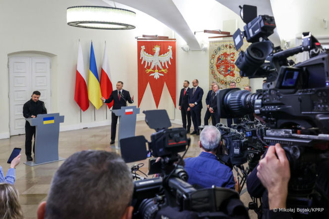 Wizyta Wołodymyra Zełenskiego w Polsce