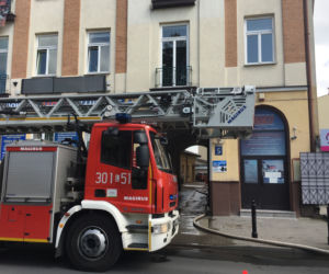 Lublin: Pożar w szkole w centrum miasta. Ewakuacja uczniów