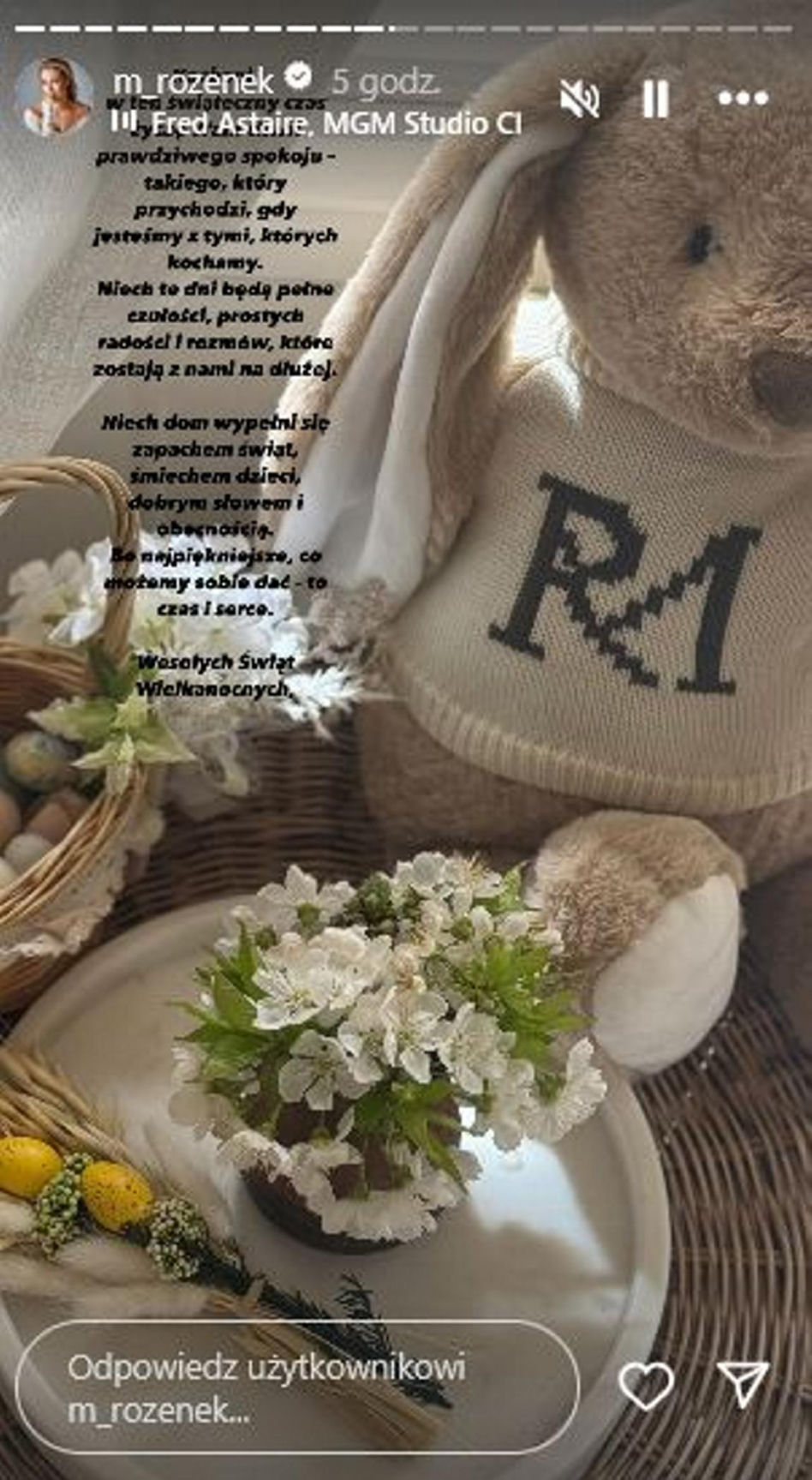 Gwiazdy w mediach społecznościowych pokazały swoje święconki