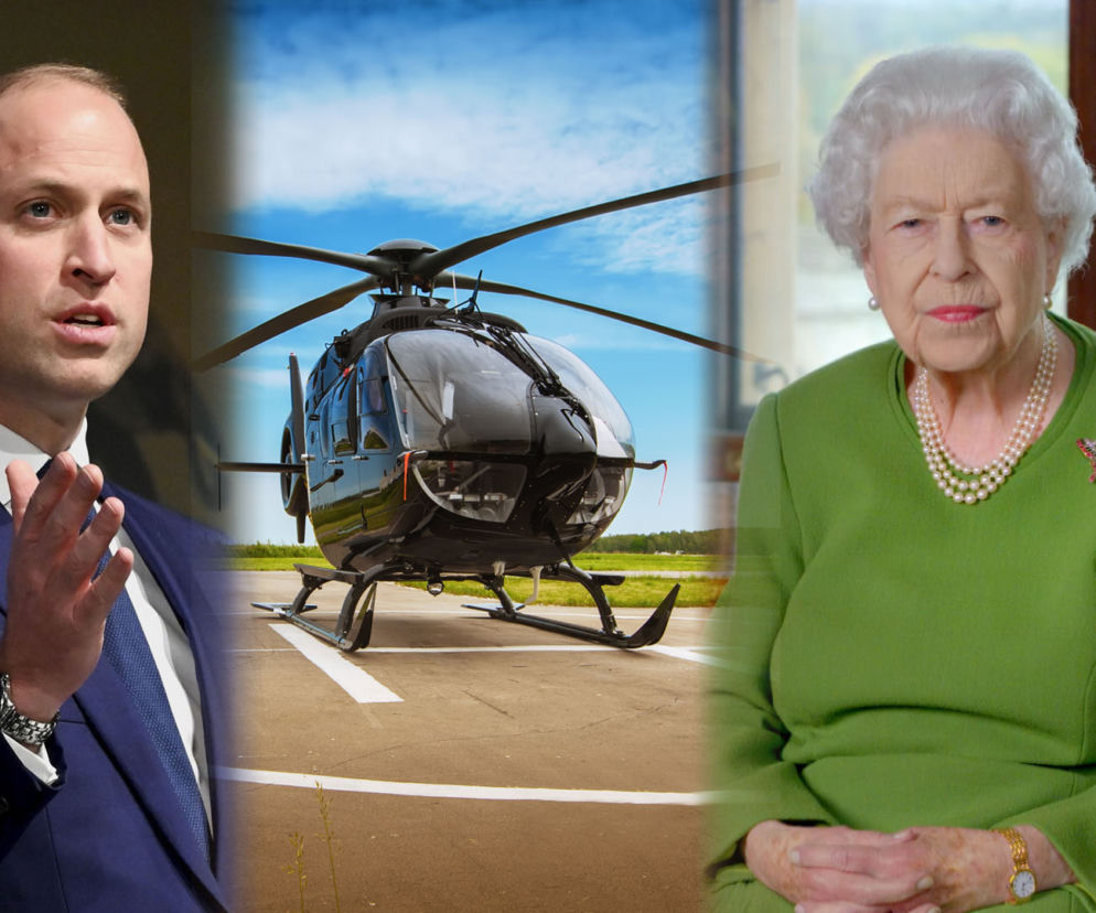 Królowa zakazała Williamowi latac helikopterami, boi sie ze dynastia upadnie
