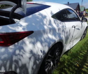 Potrącił policjantkę i uciekał Lexusem