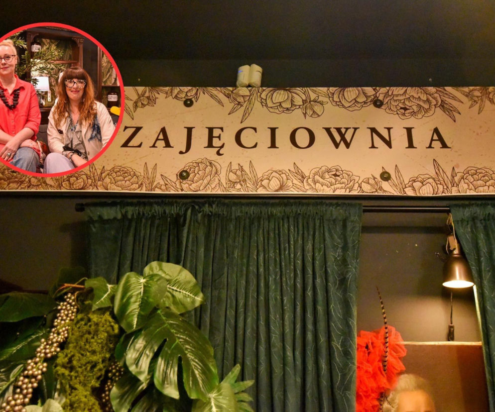 Szyld z napisem Zajęciownia. Na miniaturze obok Anna Marjan i Katarzyna Zielińska. O misji fundacji przeczytasz na SE.