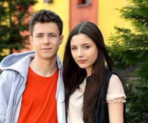 M jak miłość. Łukasz (Adrian Żuchewicz), Zuza (Ada Chlebicka)