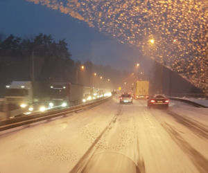 Atak zimy w Białymstoku i województwie podlaskim 09.02.2021 [ZDJĘCIA]