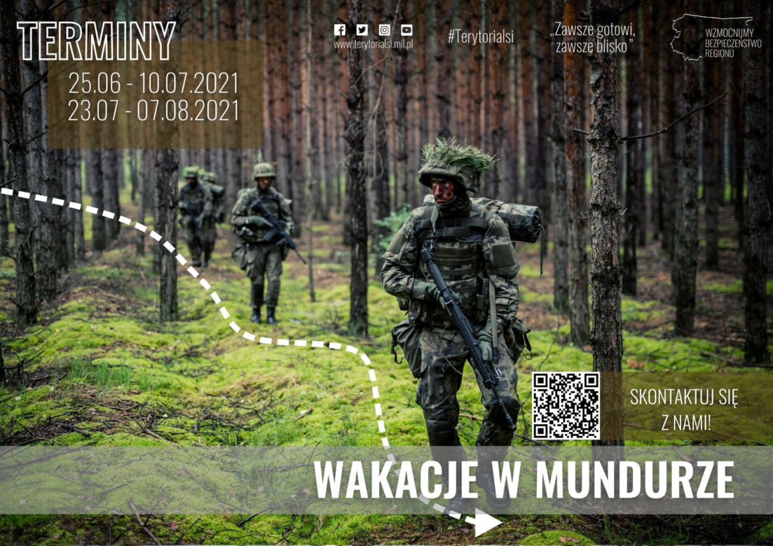 WOT proponują wakacje w mundurze