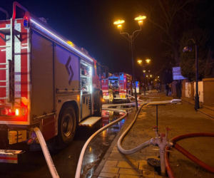 Pożar hotelu w Tychach