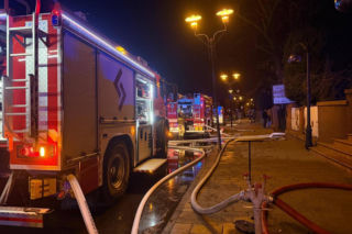 Pożar hotelu w Tychach