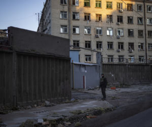 Ukraina. Zbombardowany Kijów