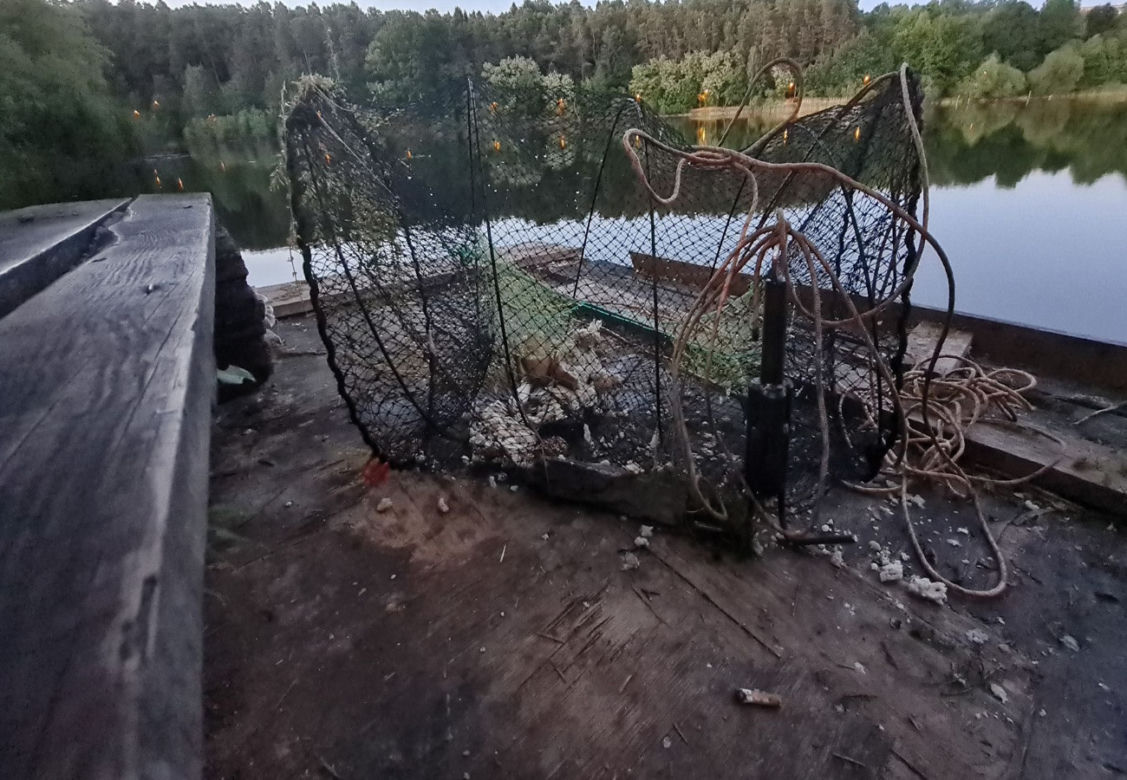 Kłusownik wpadł na jeziorze Długim w Olsztynie