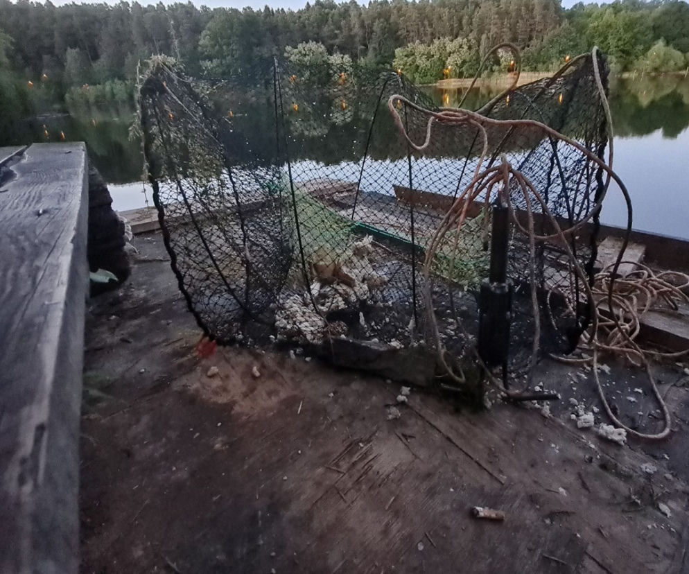 Kłusownik wpadł na jeziorze Długim w Olsztynie