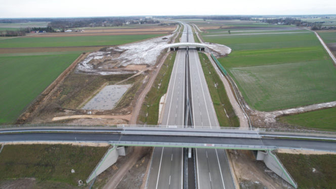 Postępy na budowie A2 Siedlce - Biała Podlaska