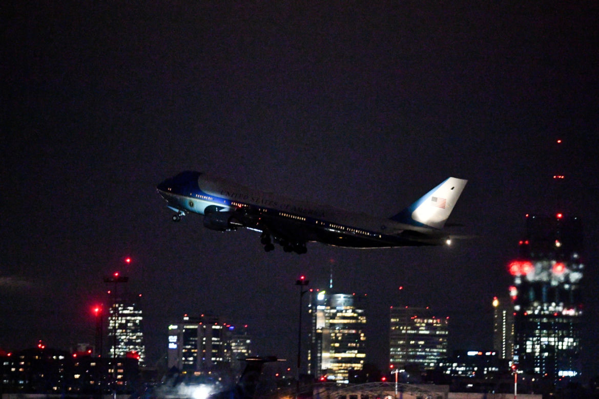 Samolot Air Force One na Lotnisku Chopina