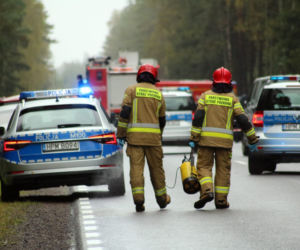 DK 65, Tatarowce. Czołowe zderzenie osobówki i tira. 30-latek i troje dzieci nie żyją