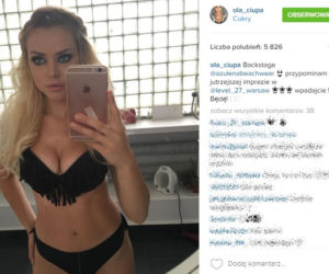 Ola Ciupa nie ma się dla kogo rozebrać