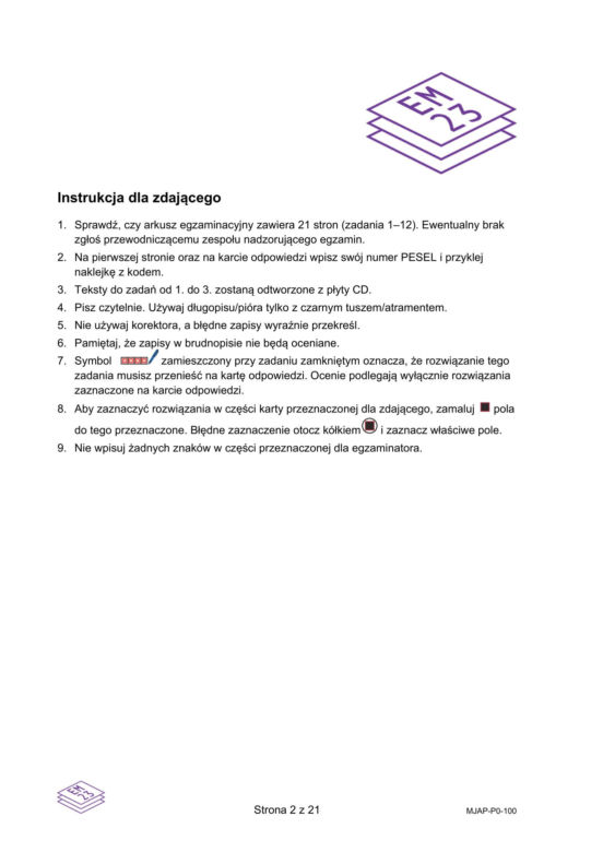 Matura próbna 2024: angielski. Arkusze CKE i odpowiedzi. Poziom podstawowy [Formuła 2023]