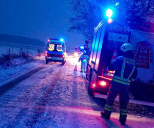 Auto uderzyło w drzewo