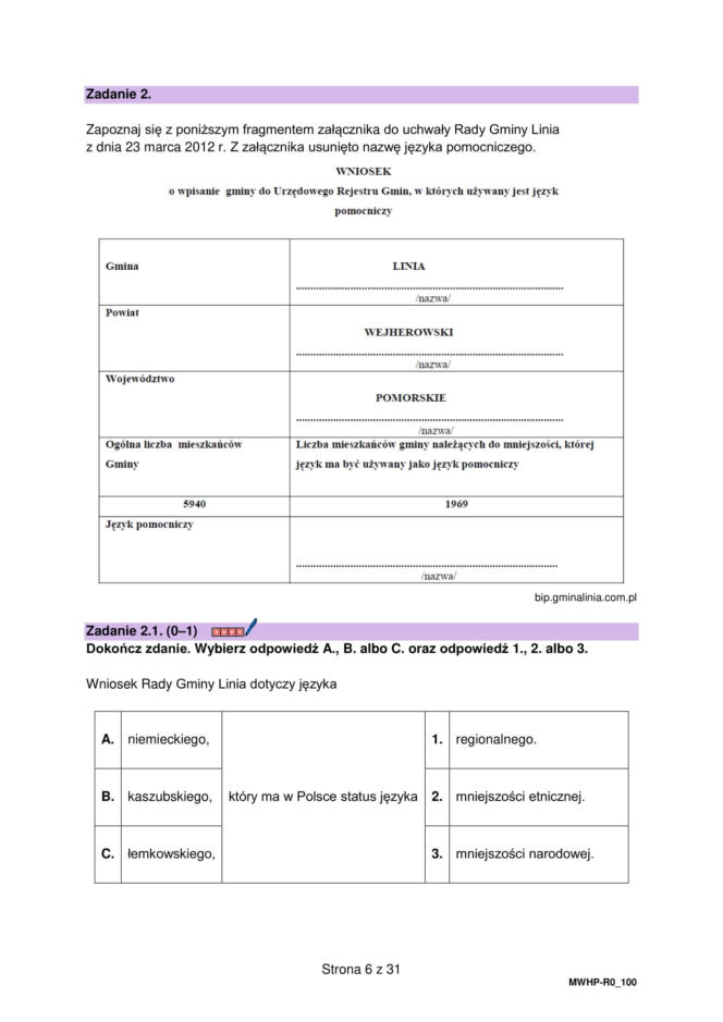 Próbna matura 2026: WOS. Arkusze CKE, pytania i odpowiedzi z WOS-u [16.01.2026]