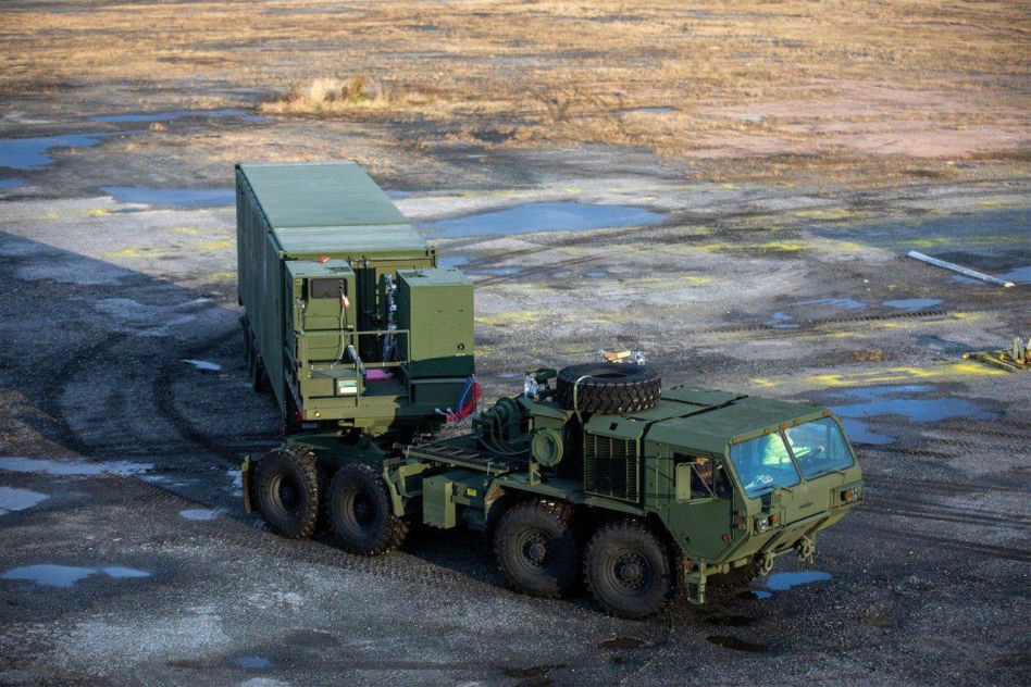 Bateria mobilnych wyrzutni rakietowych Typhon