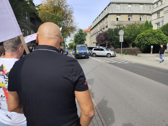 Protest górników i hutników
