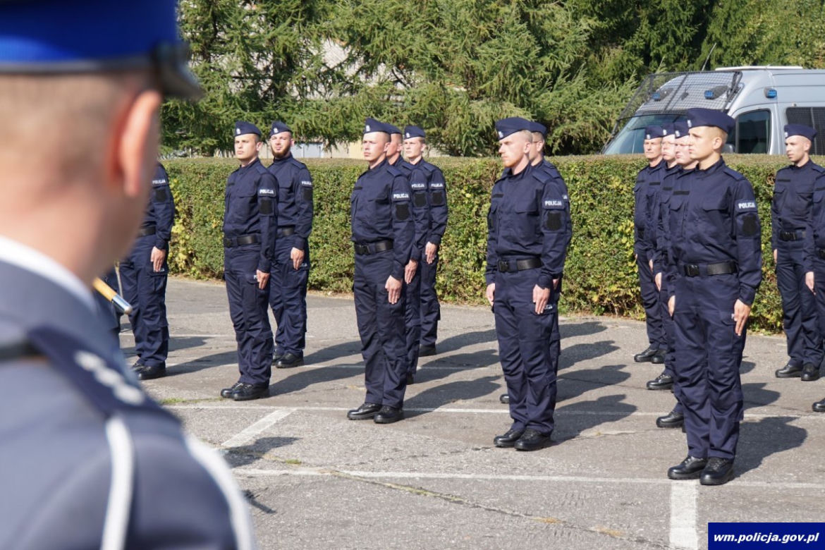 Nowi policjanci na Warmii i Mazurach