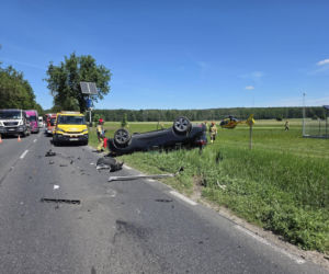 Czołówka na DK 63 w Chodowie. Wśród poszkodowanych dziecko!