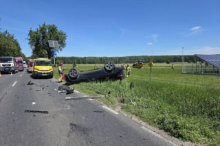 Czołówka na DK 63 w Chodowie. Wśród poszkodowanych dziecko!