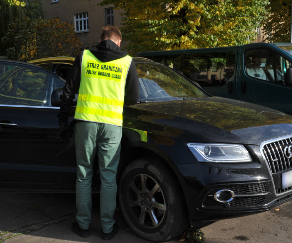 Audi Q5 na cudzych tablicach rejestracyjnych