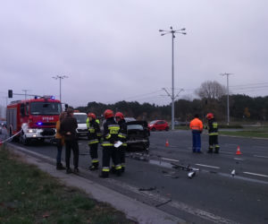 wypadek Szosa Lubicka