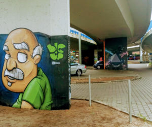 Murale na filarach Trasy Zamkowej