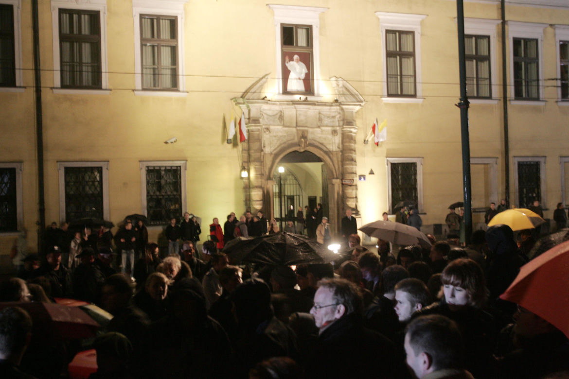 Protest w Krakowie