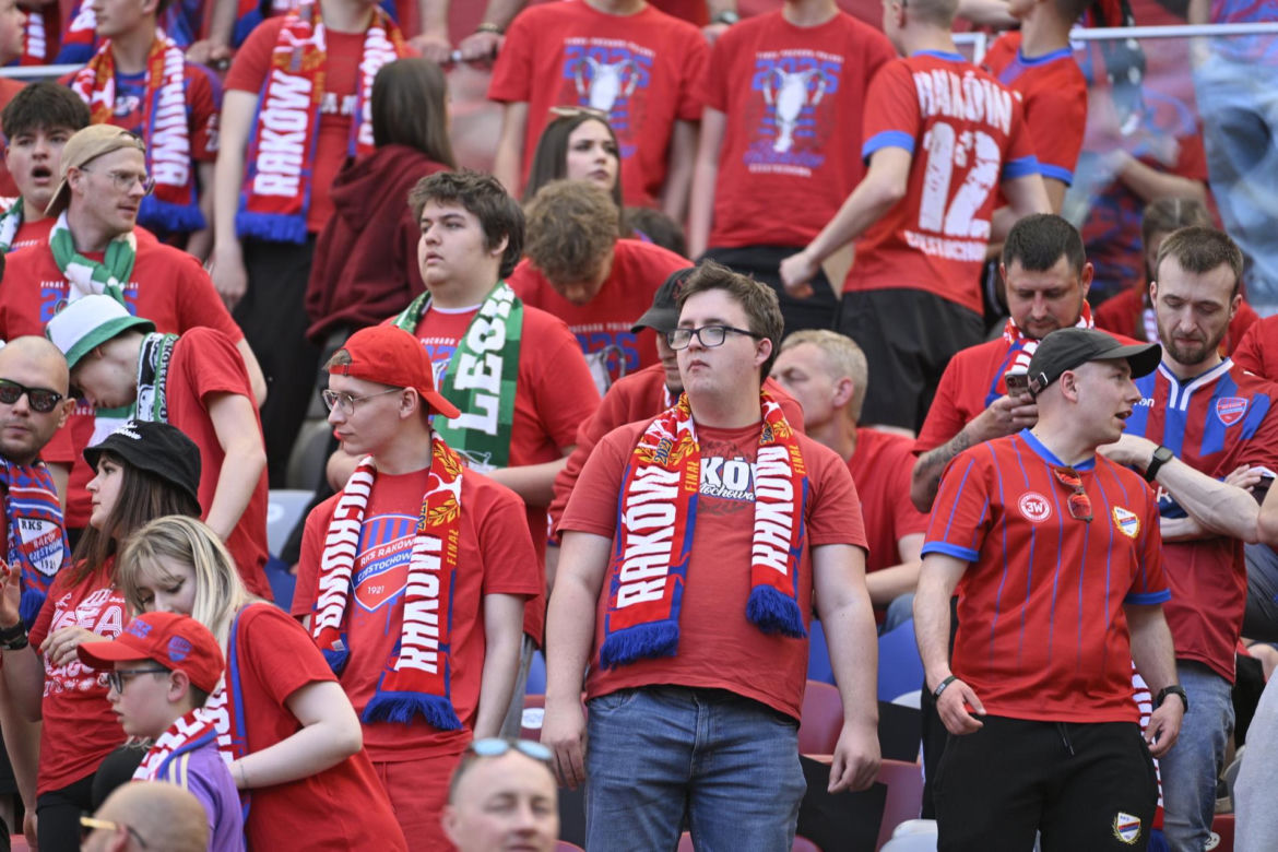 Kibice na finale Pucharu Polski: Górnik - Raków