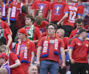 Kibice na finale Pucharu Polski: Górnik - Raków