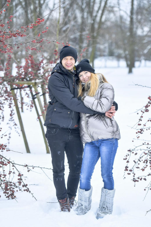 "Rolnik szuka żony" na stoku! Tak Marta Paszkin i Paweł Bodzianny urwali się i szaleją. Ale dzieciaki też mają frajdę