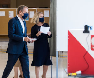 Wybory 2020. Donald Tusk zagłosował z rodziną