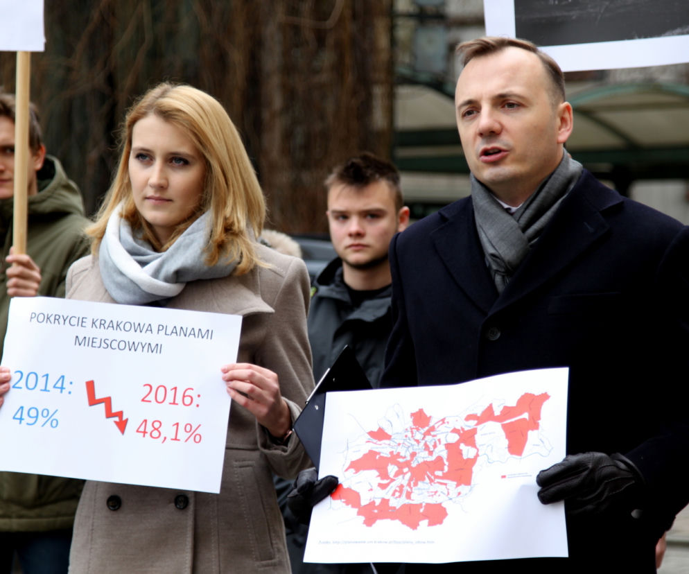 Łukasz Gibała od lat zwraca uwagę na chaotyczną zabudowę miasta Kraków